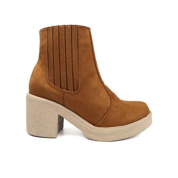 NEW EVERGLADES kiki 3 boots in tan - Picture 3 of 4